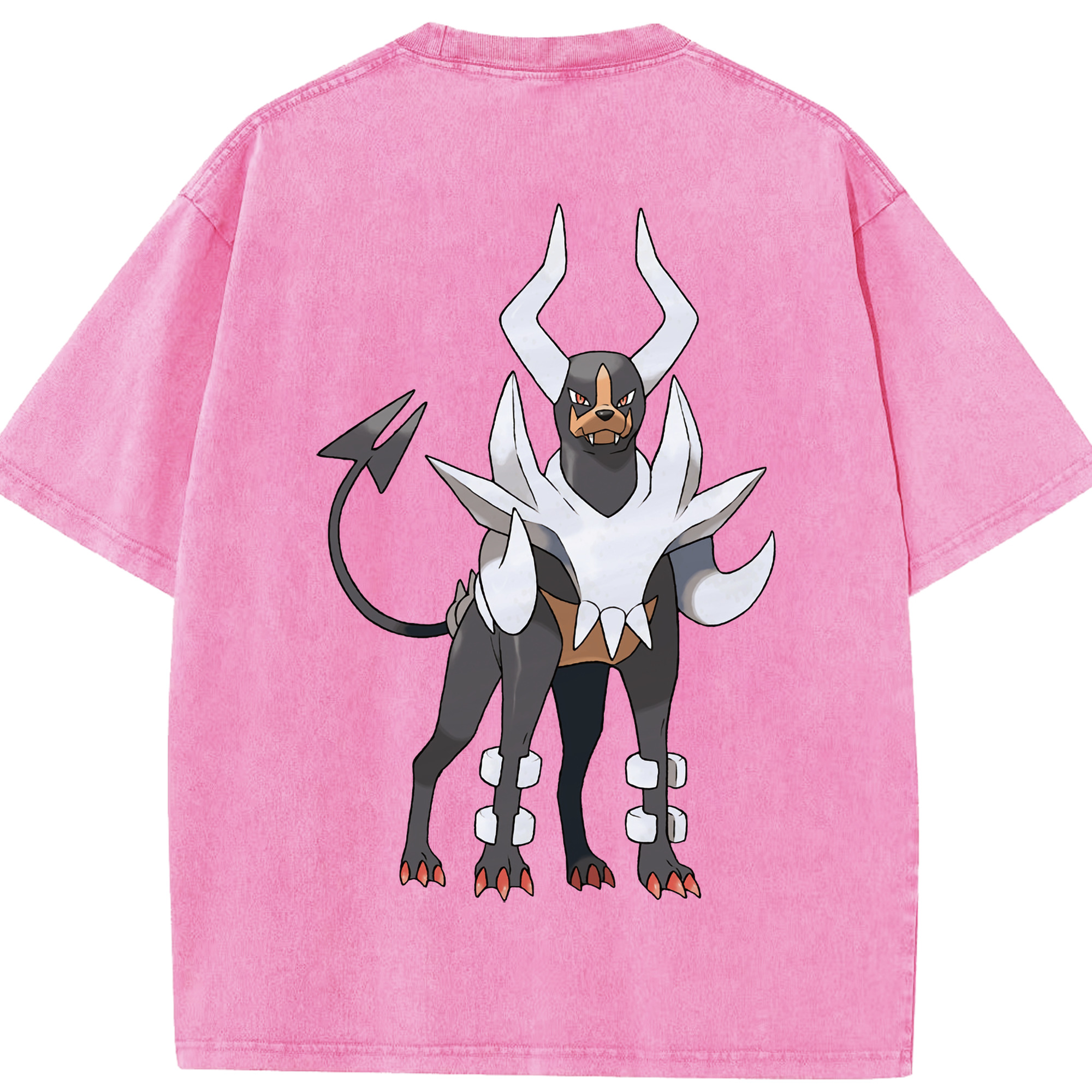 （画像用） ポケットモンスター Pokémon 綿100% ヴィンテージ風 半袖Tシャツ（背面プリント）